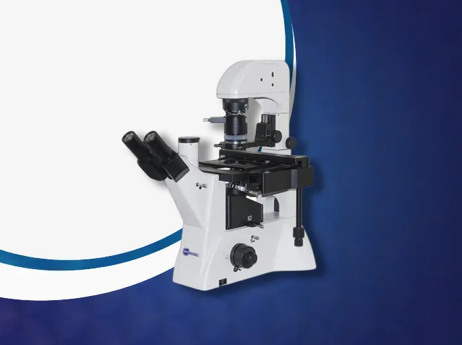 Inverted metallurgical microscope